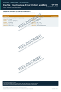 QW-262 friction welding procedure variable guide PDF cover